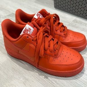 Nike Air Force 1 Low Triple Orange Women’s size 8